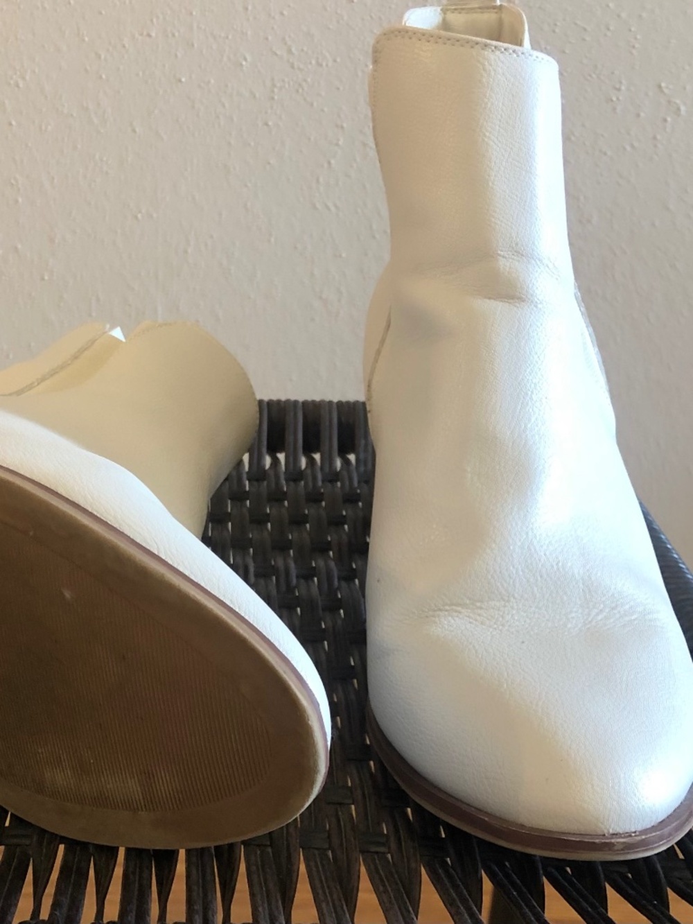 Lane Bryant Cream Colored Booties